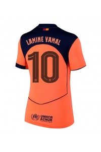 Barcelona Lamine Yamal #10 Voetbaltruitje 3e tenue Dames 2025-26 Korte Mouw